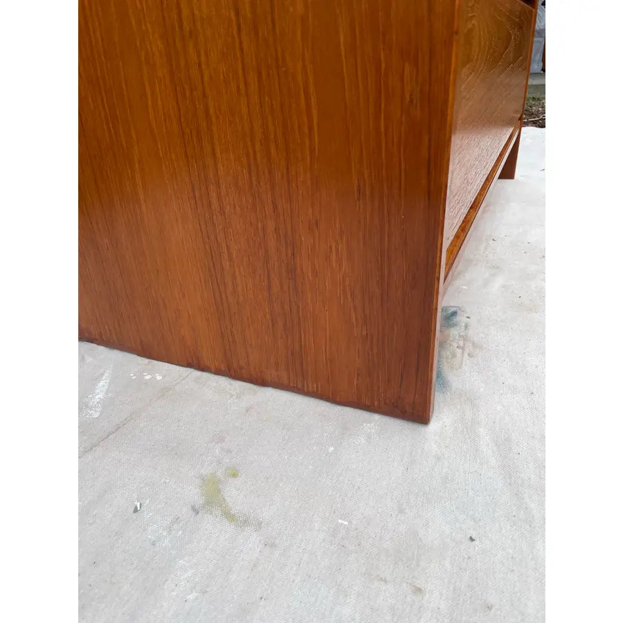 Mid 20th Century Danish Modern Teak Dresser: Mid Century Tallboy, 5 Drawers
