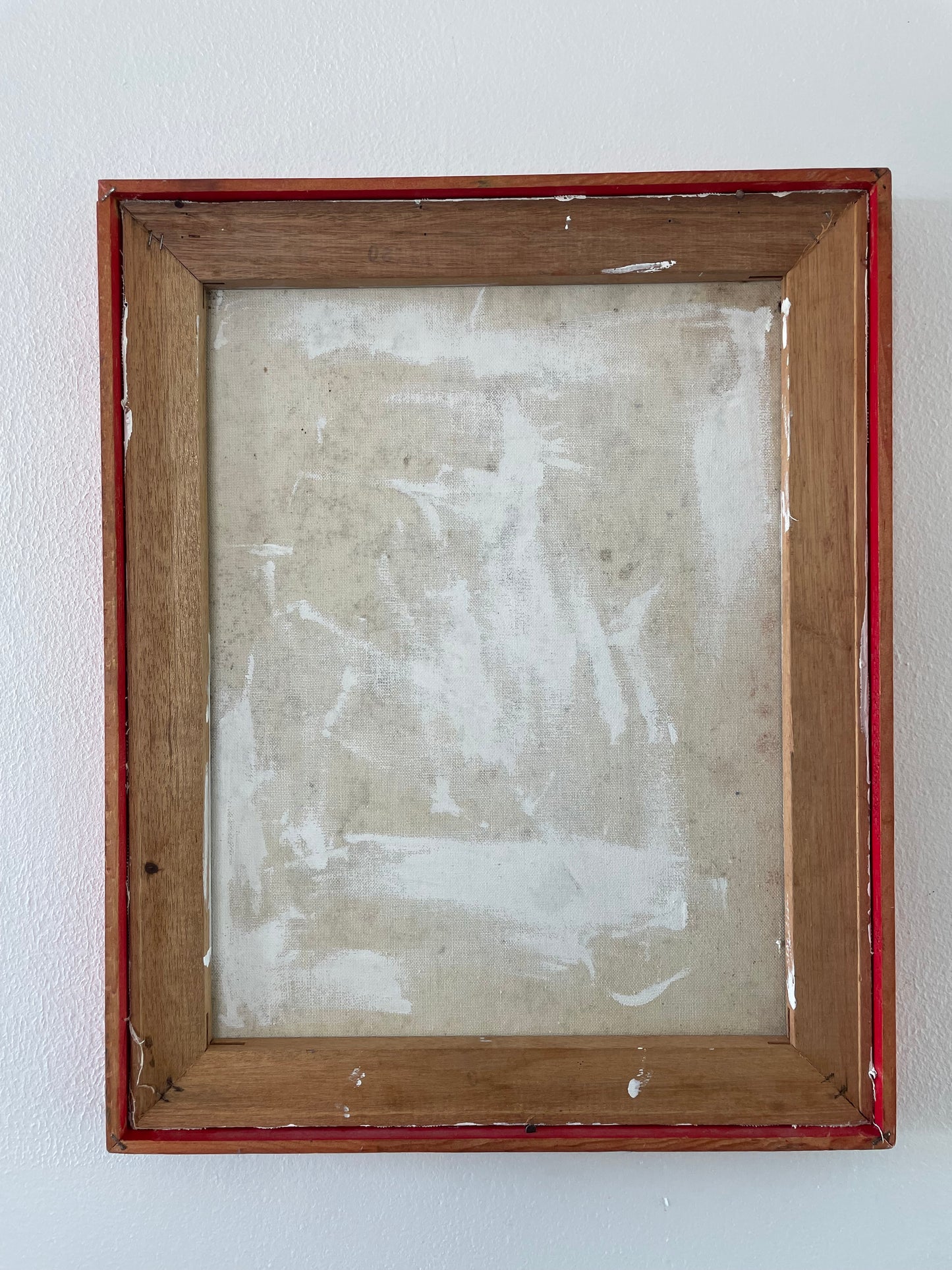 Framed Abstract Acrylic on Canvas by Francisco Peña 2025