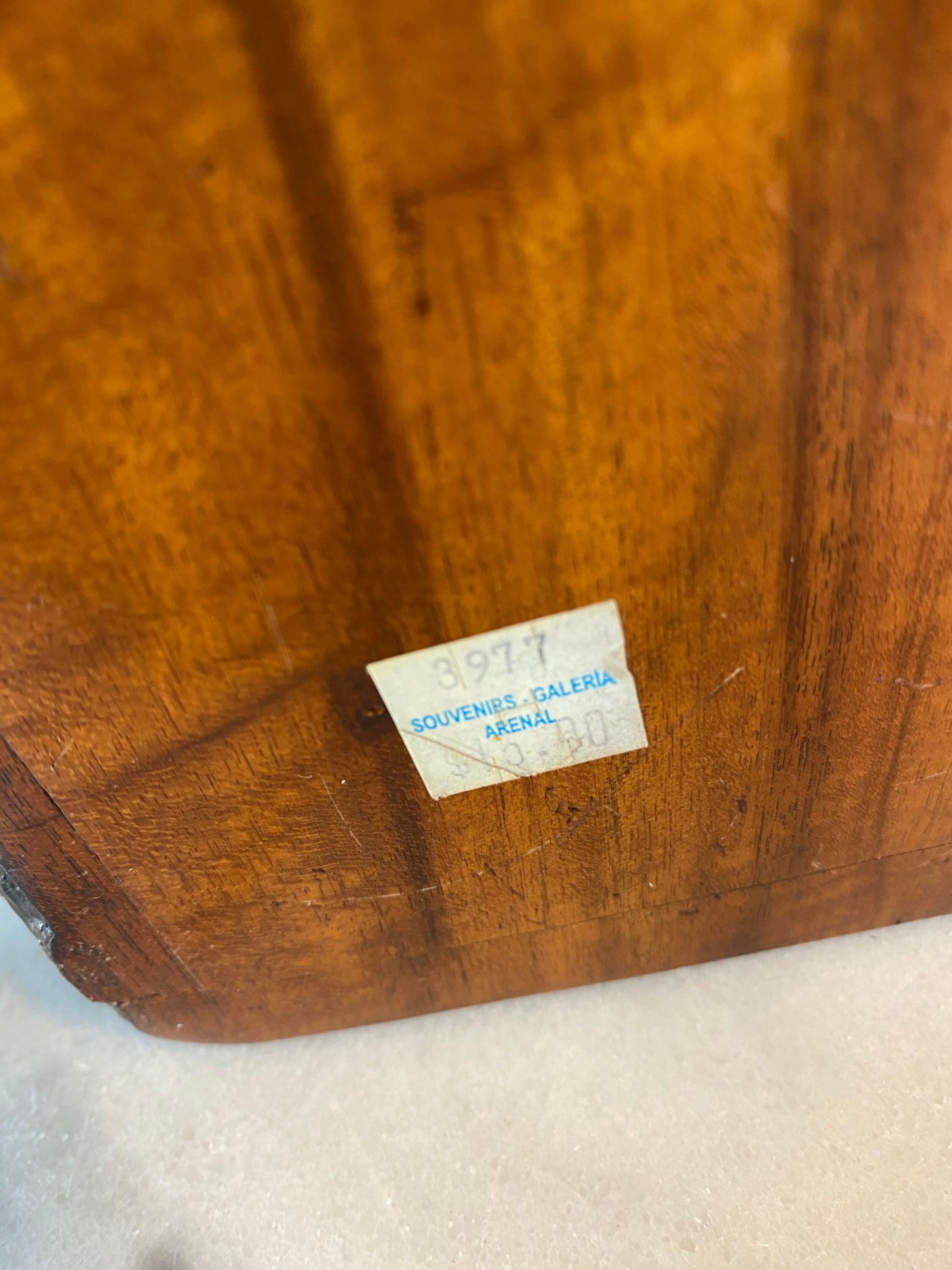 Mid 20th Century Studio Craft Raw Edge Tropical Hardwood Jewelry Box by Galería Arenal