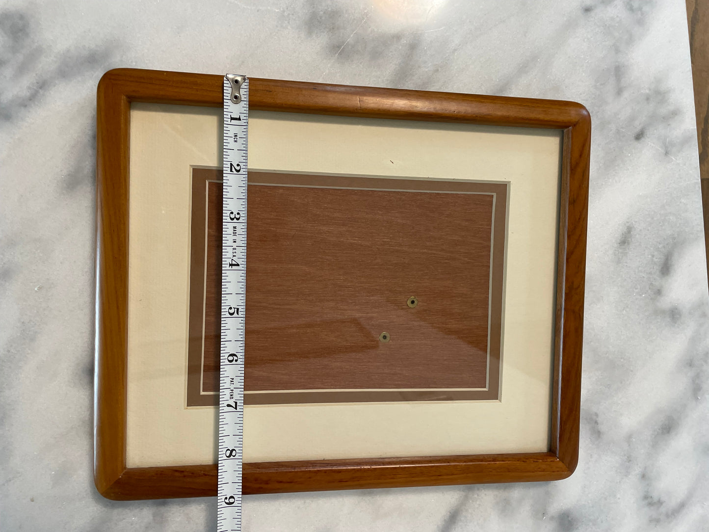 Vintage Danish Modern Style Teak Wood Picture Frame