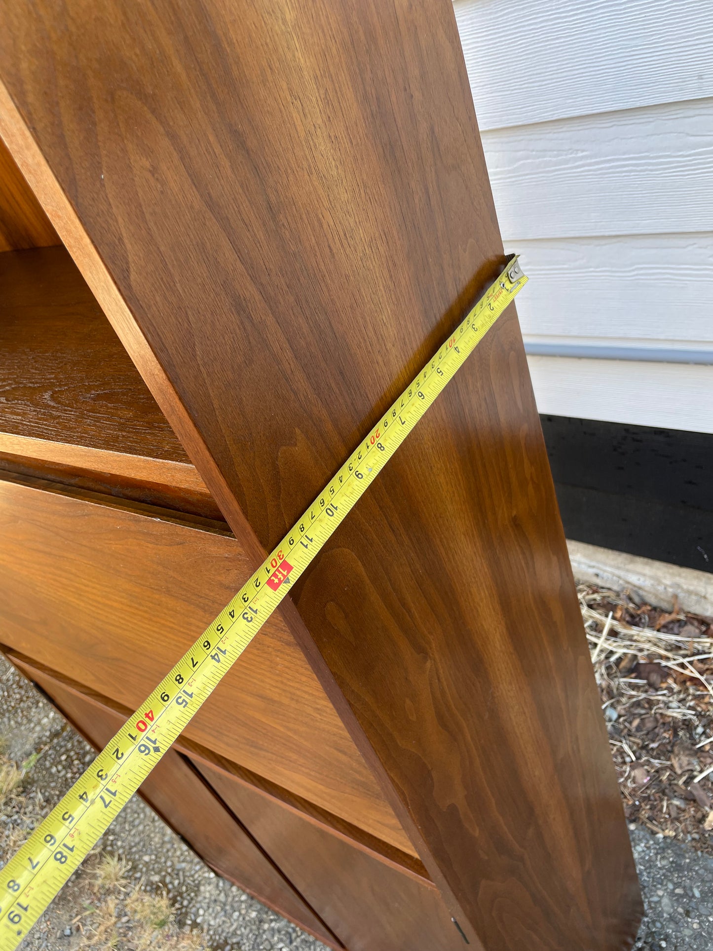 Mid 20th Century Mid-Century Modern Walnut Bar Cabinet Desk