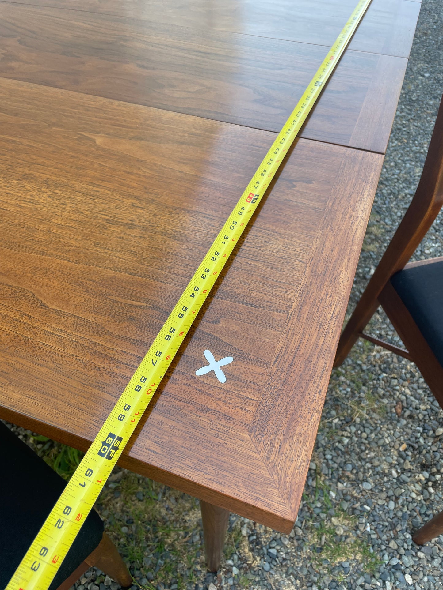 Mid-Century Modern Attributed to Merton Gershun for American of Martinsville Walnut Dining Table