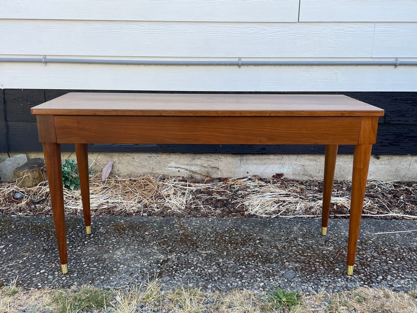 Mid 20th Century Mid-Century Walnut Storage Bench