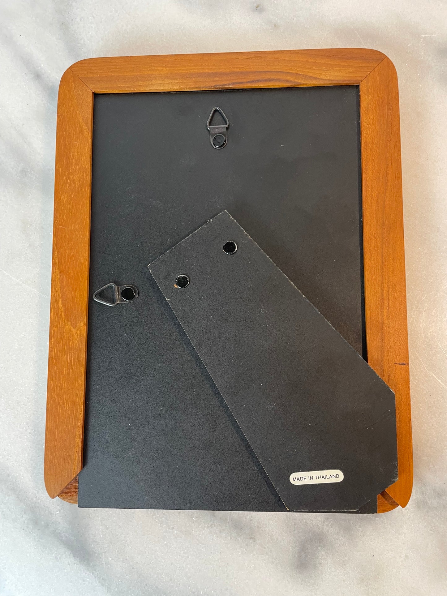 Mid 20th Century Danish Modern Style Teak Picture Frame Tabletop or Wall Mount