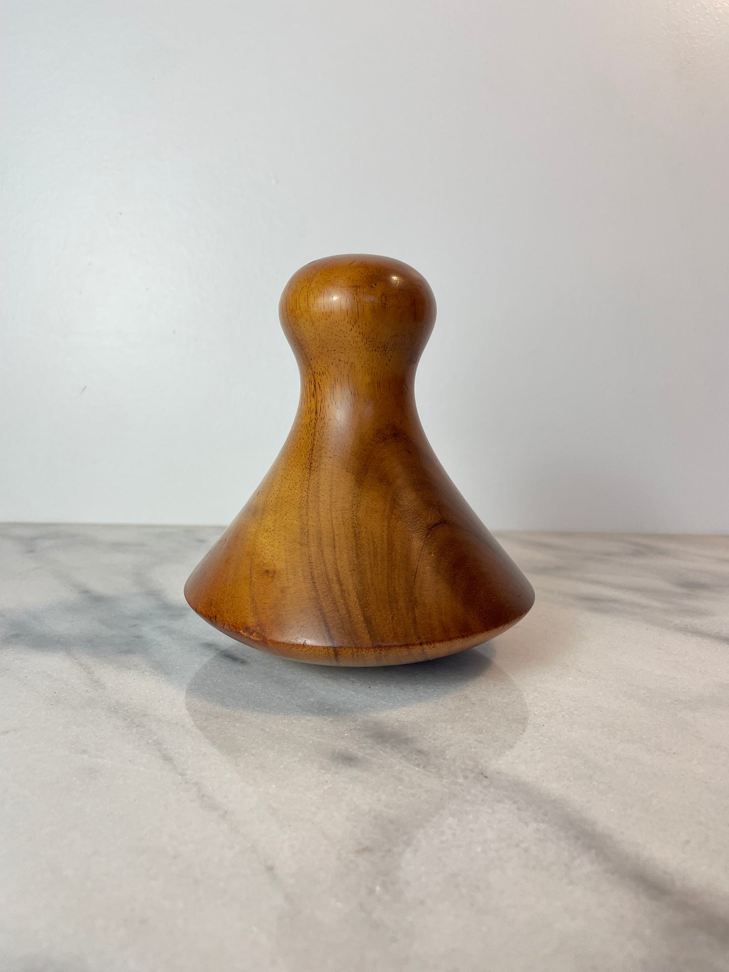 Vintage Hawaiian Koa Wood Poi Pounder by Brantley Center, Honokaa Hawaii