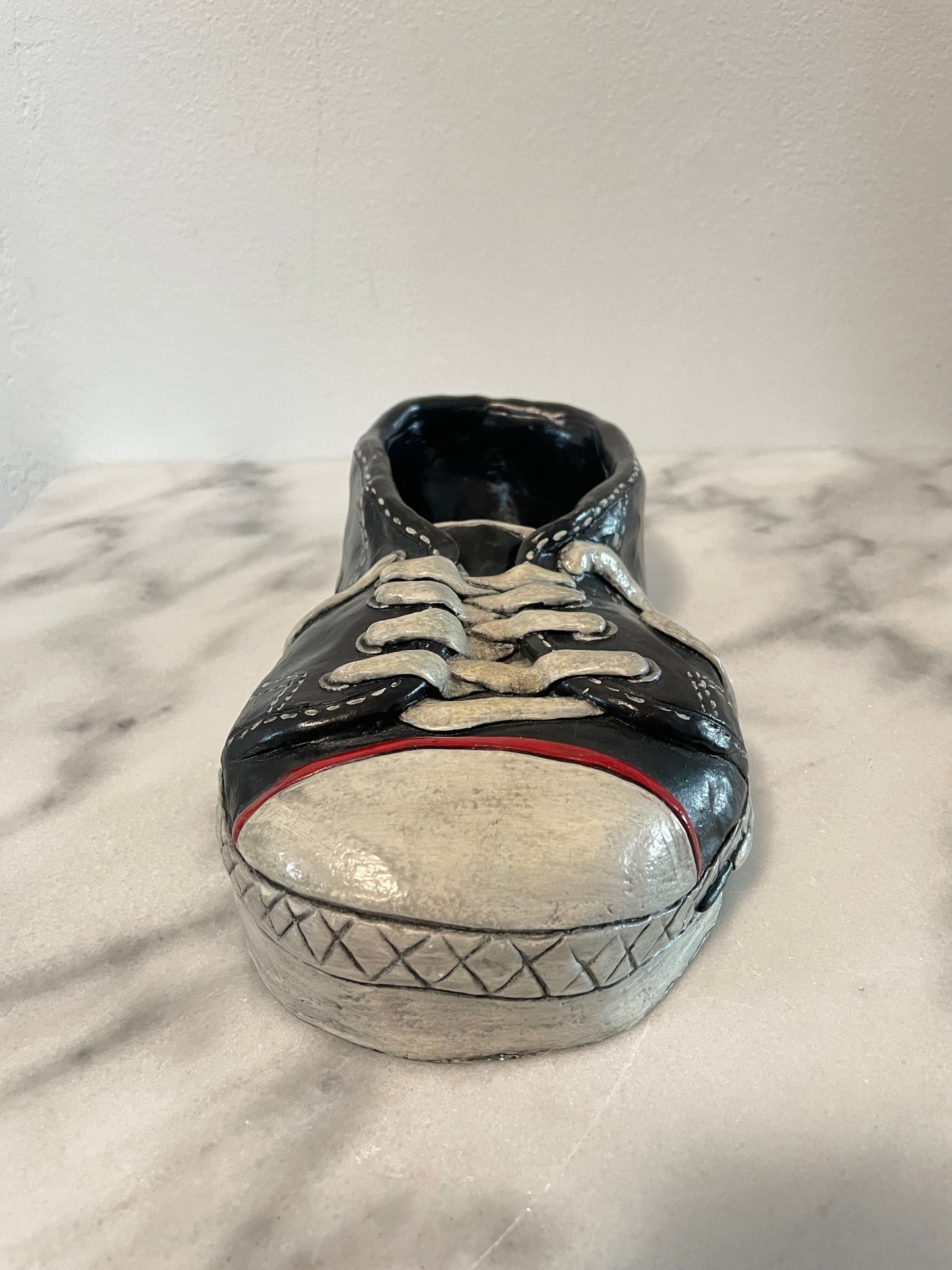 Vintage Pop Art Converse Ceramic Sculpture Catchall