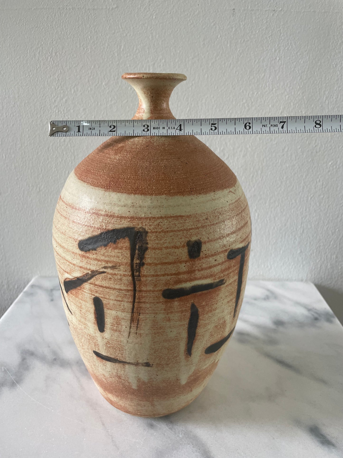 Mid 20th Century Signed Large Scale Figured Ceramic Studio Pottery