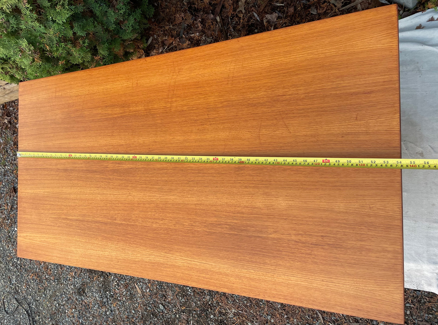 Mid 20th Century Danish Mid Century Modern Teak Executive Desk With Rear Bookcase