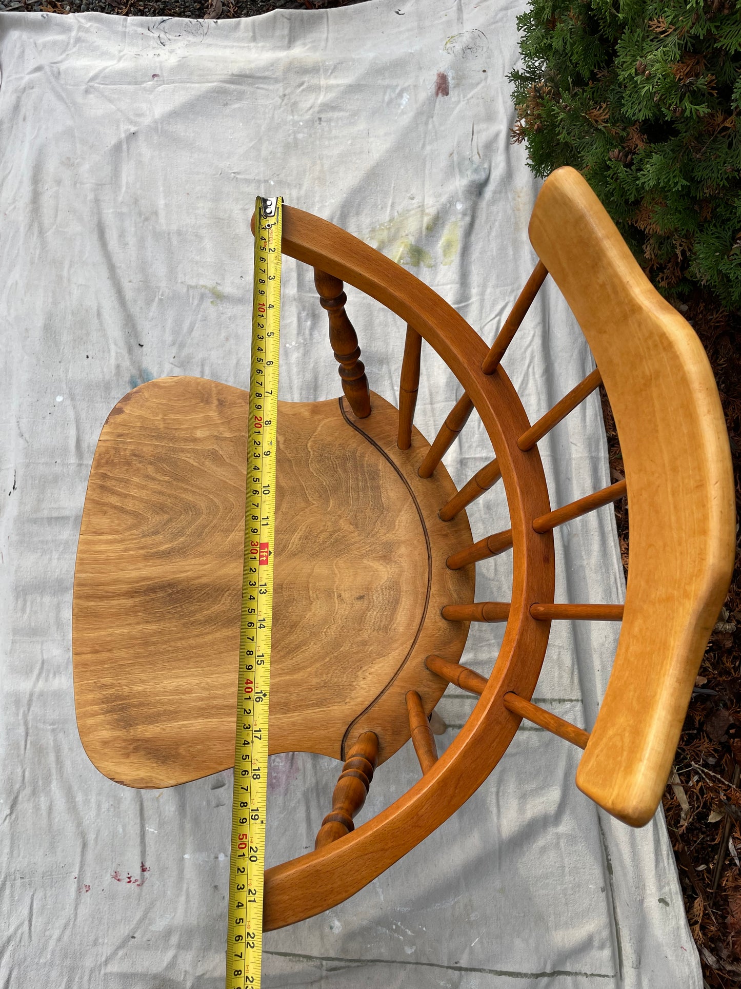 1960s Mid-Century Modern Nesto Style "Made in Sweden" Spindle Back Armchair
