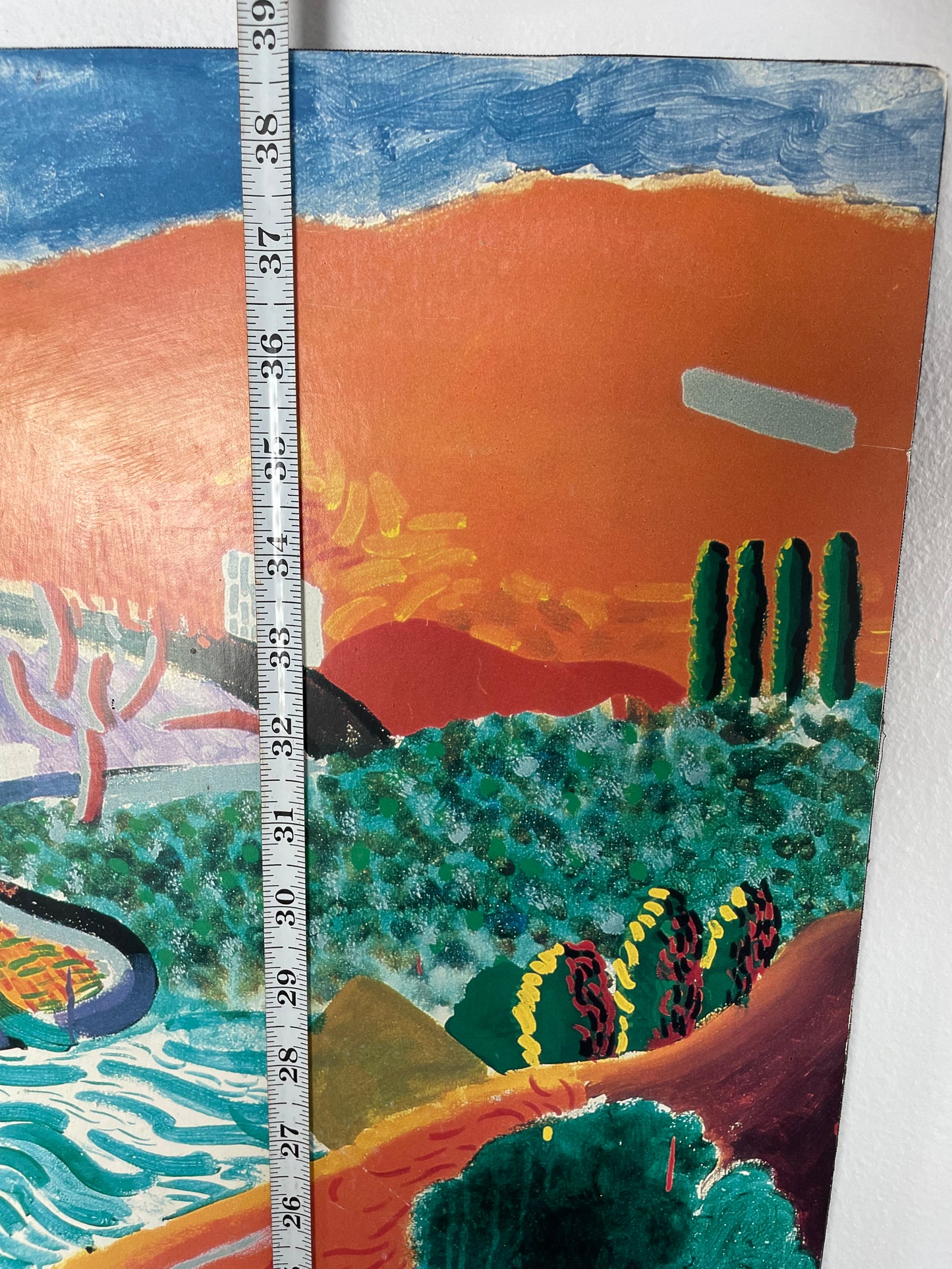 Rare 1988 David Hockney Nichols Canyon Exhibition Poster Metropolitan Museum of Art