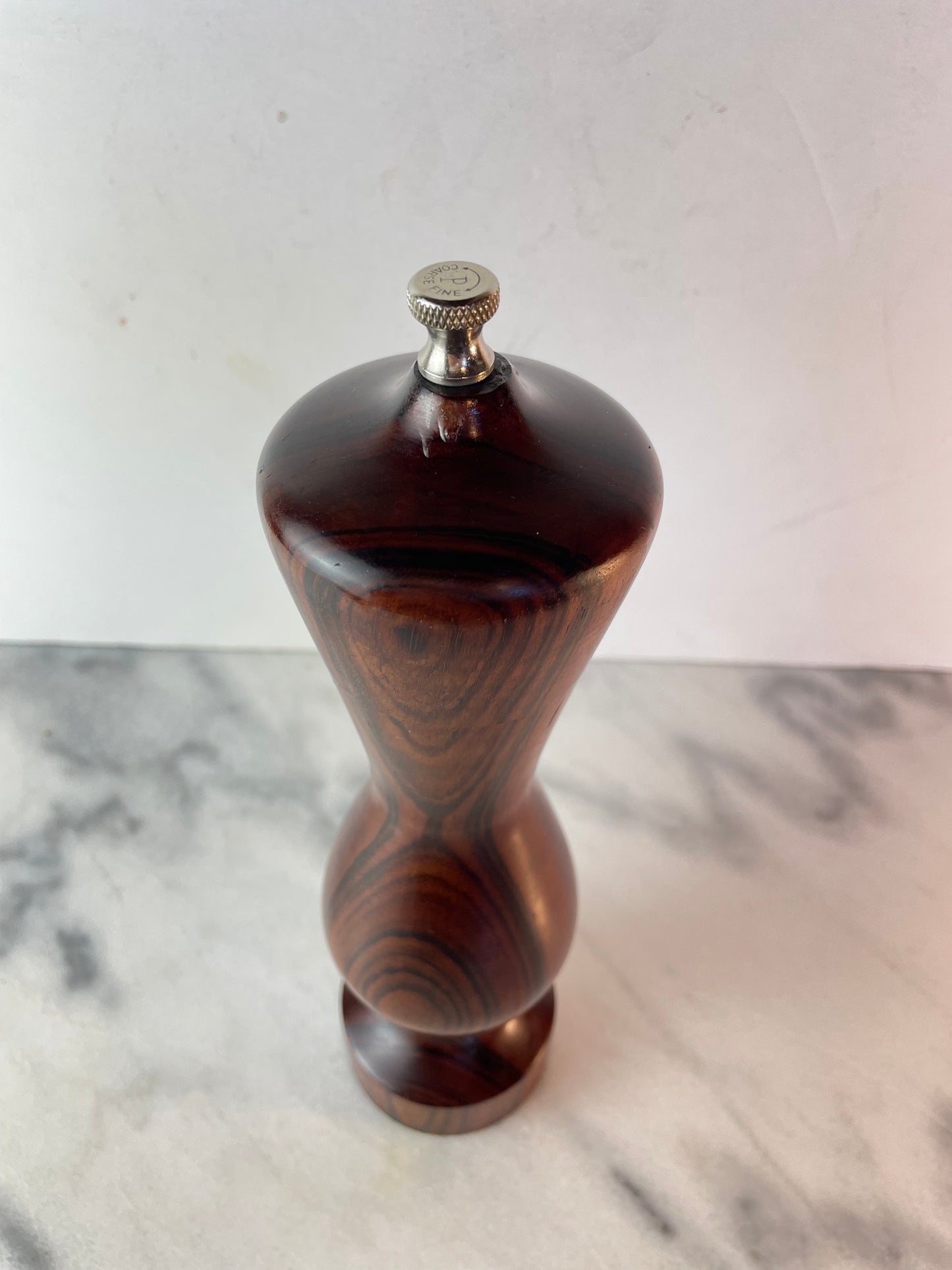 Signed Vintage Exotic Goncalo Alves Tigerwood Pepper Grinder – Studio Handcrafted Woodcraft