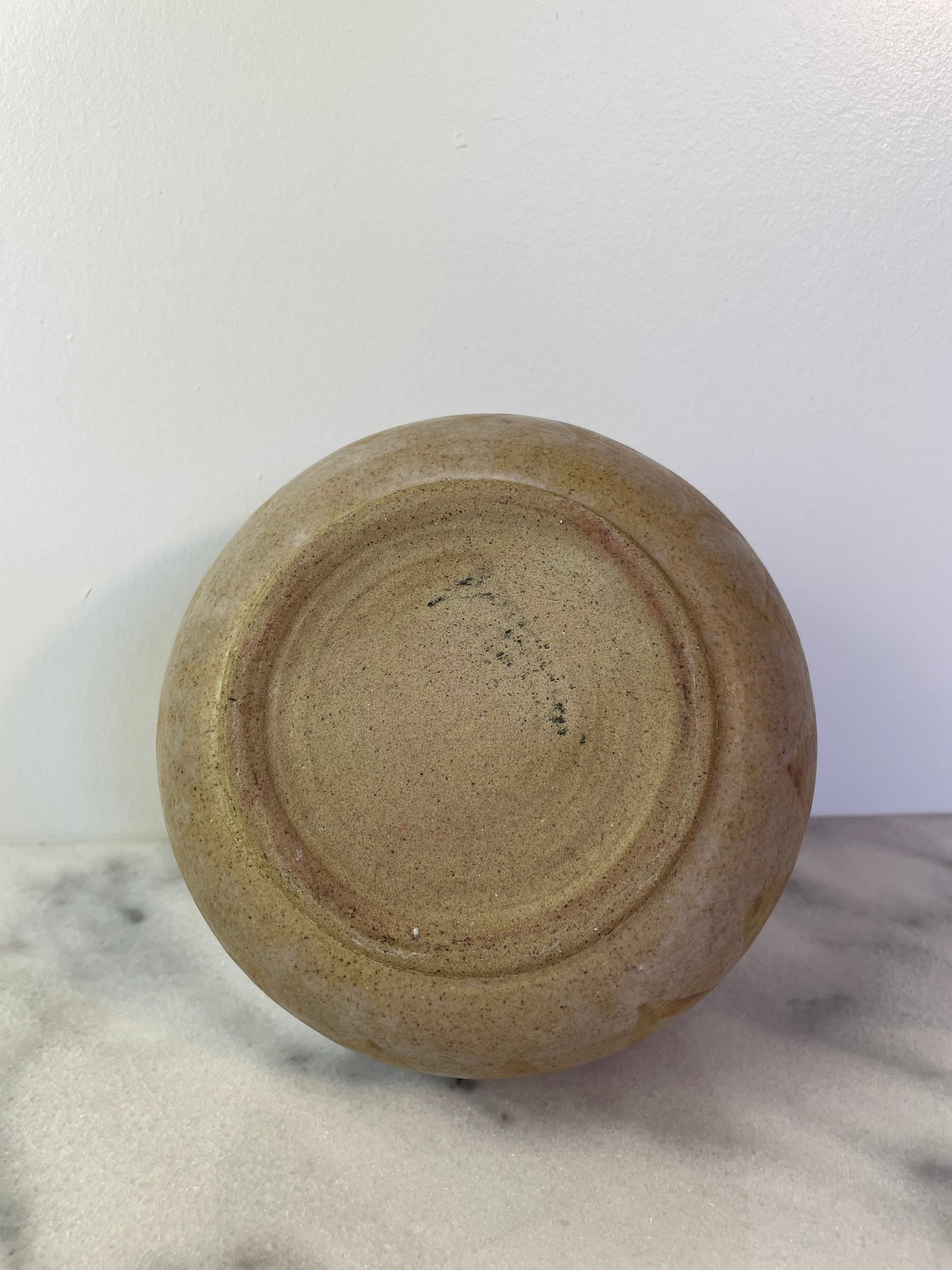Mid 20th Century Ceramic Weedpot With Archaizing Decoration