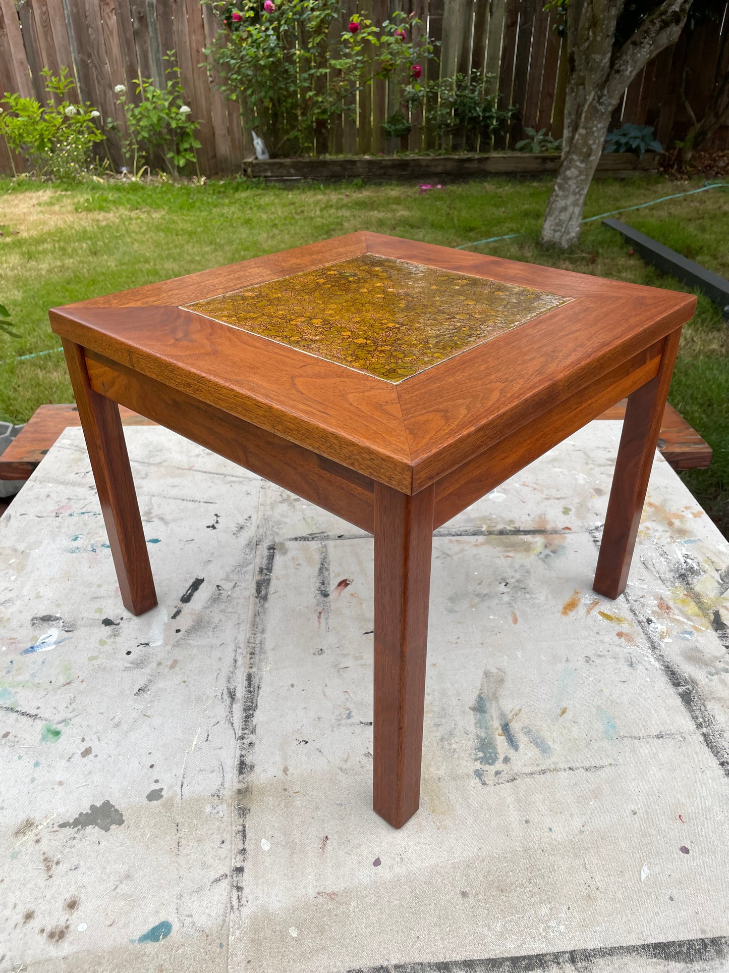 1960s Constellation End Table by John Keal for Brown Saltman