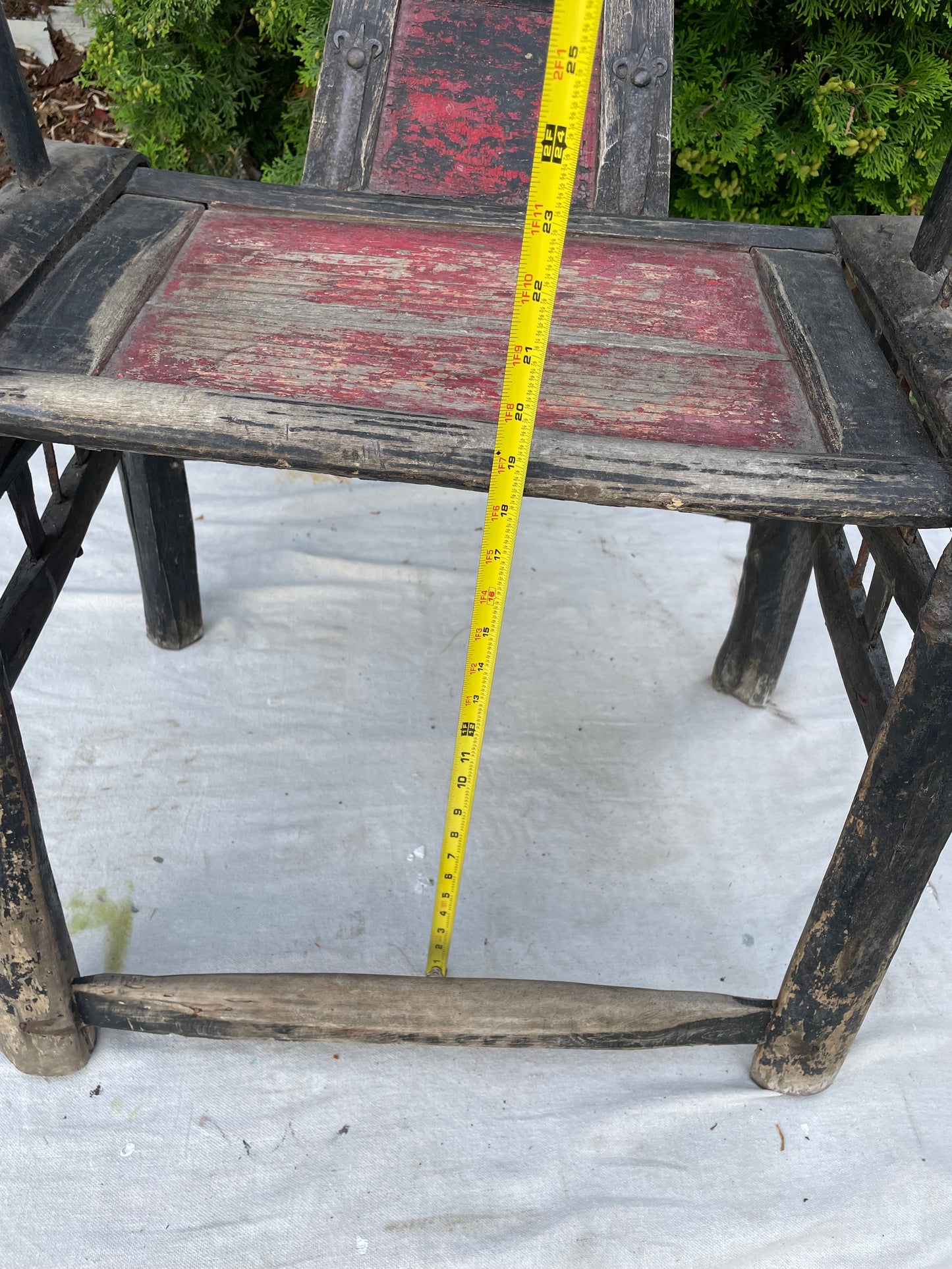 Late 19th-Early 20th Century Chinese Horseshoe Back Armchair