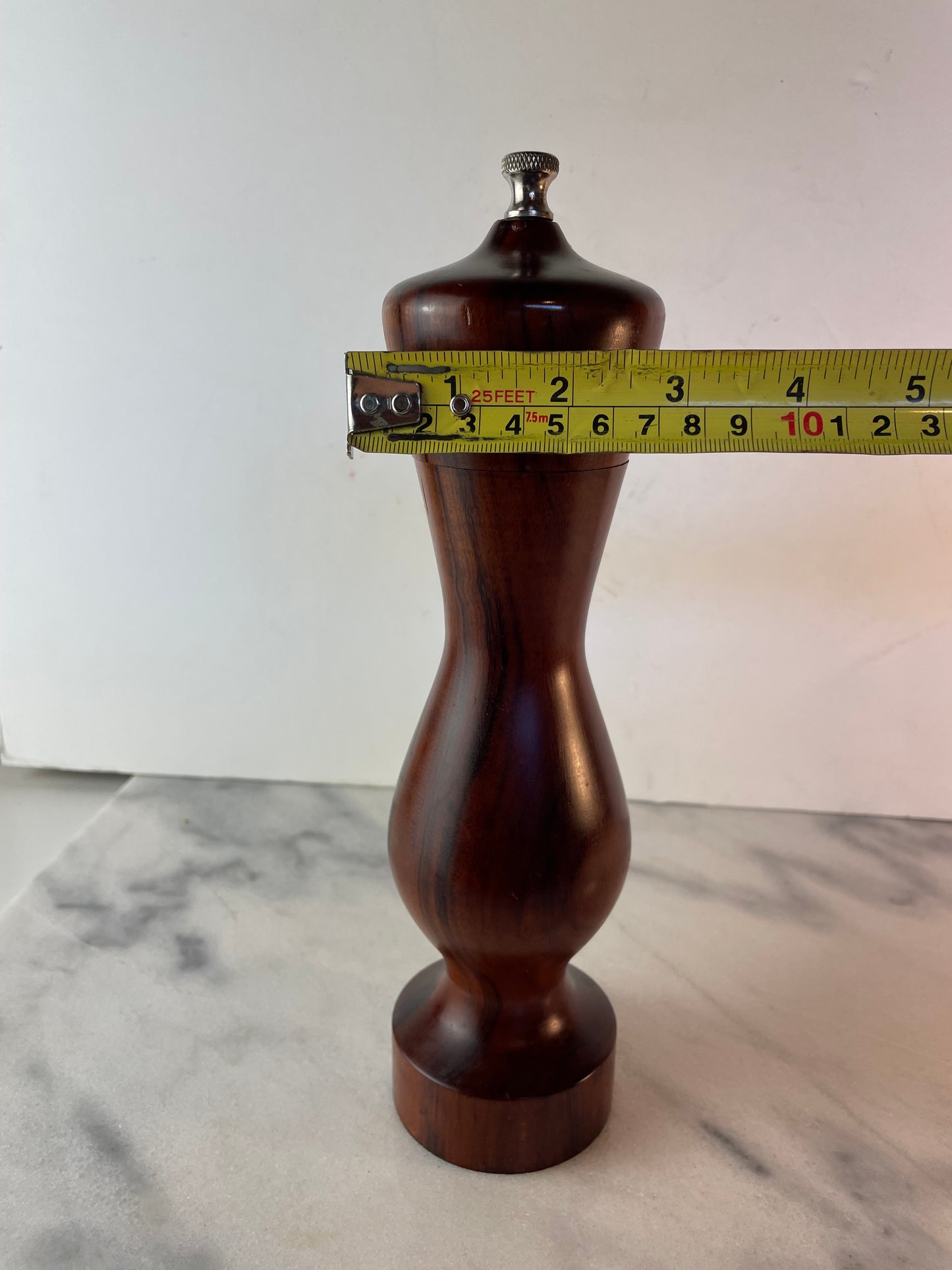 Signed Vintage Exotic Goncalo Alves Tigerwood Pepper Grinder – Studio Handcrafted Woodcraft