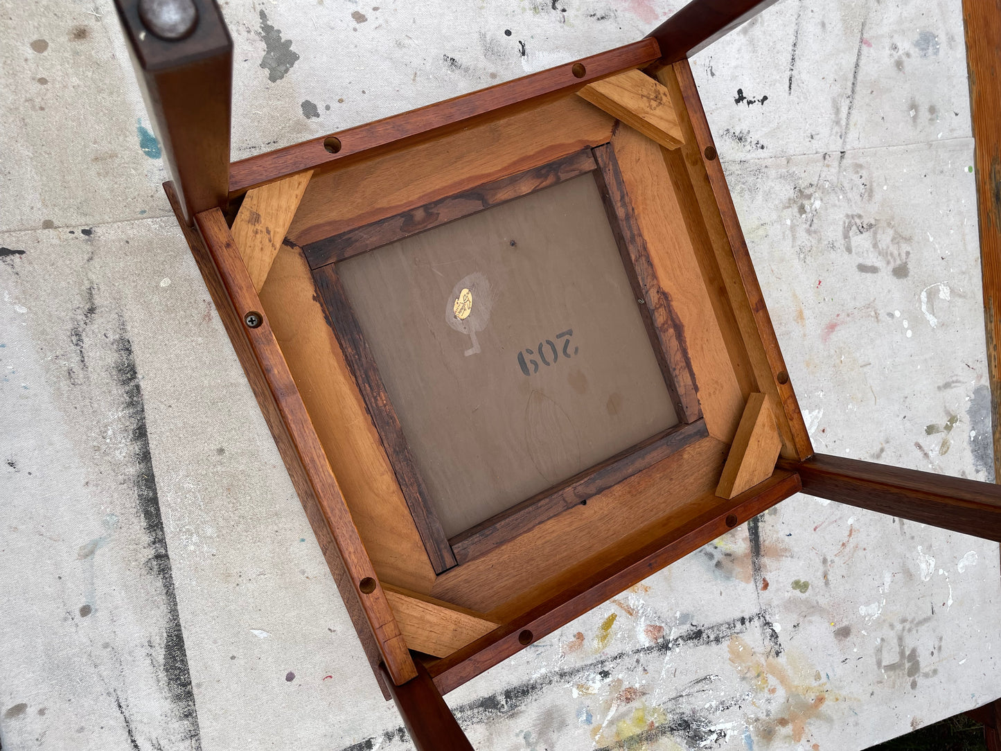 1960s Constellation End Table by John Keal for Brown Saltman