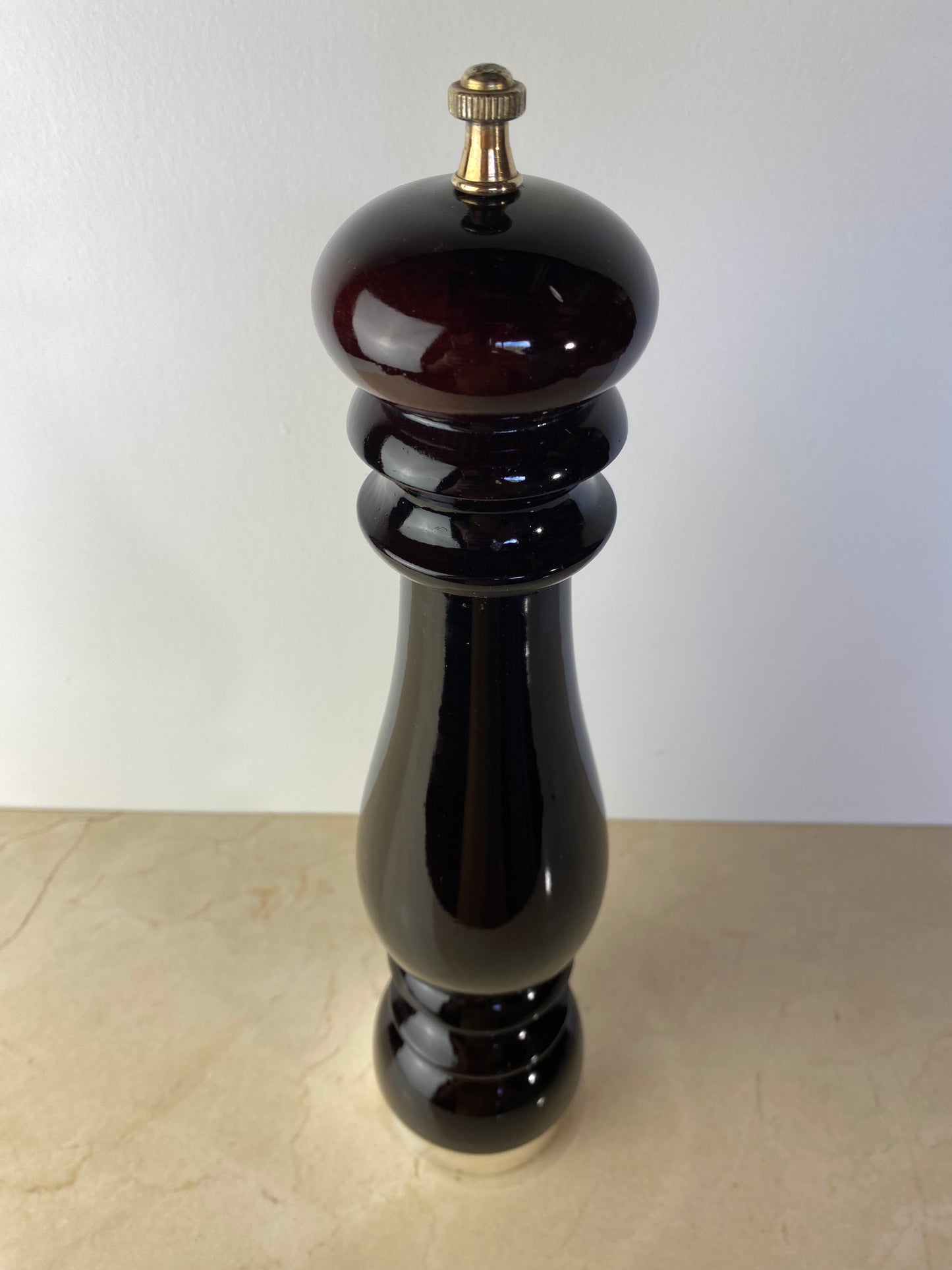 Vintage Chiarugi 1952 "Elite" Wood Pepper Mill, Made in Italy — Florence