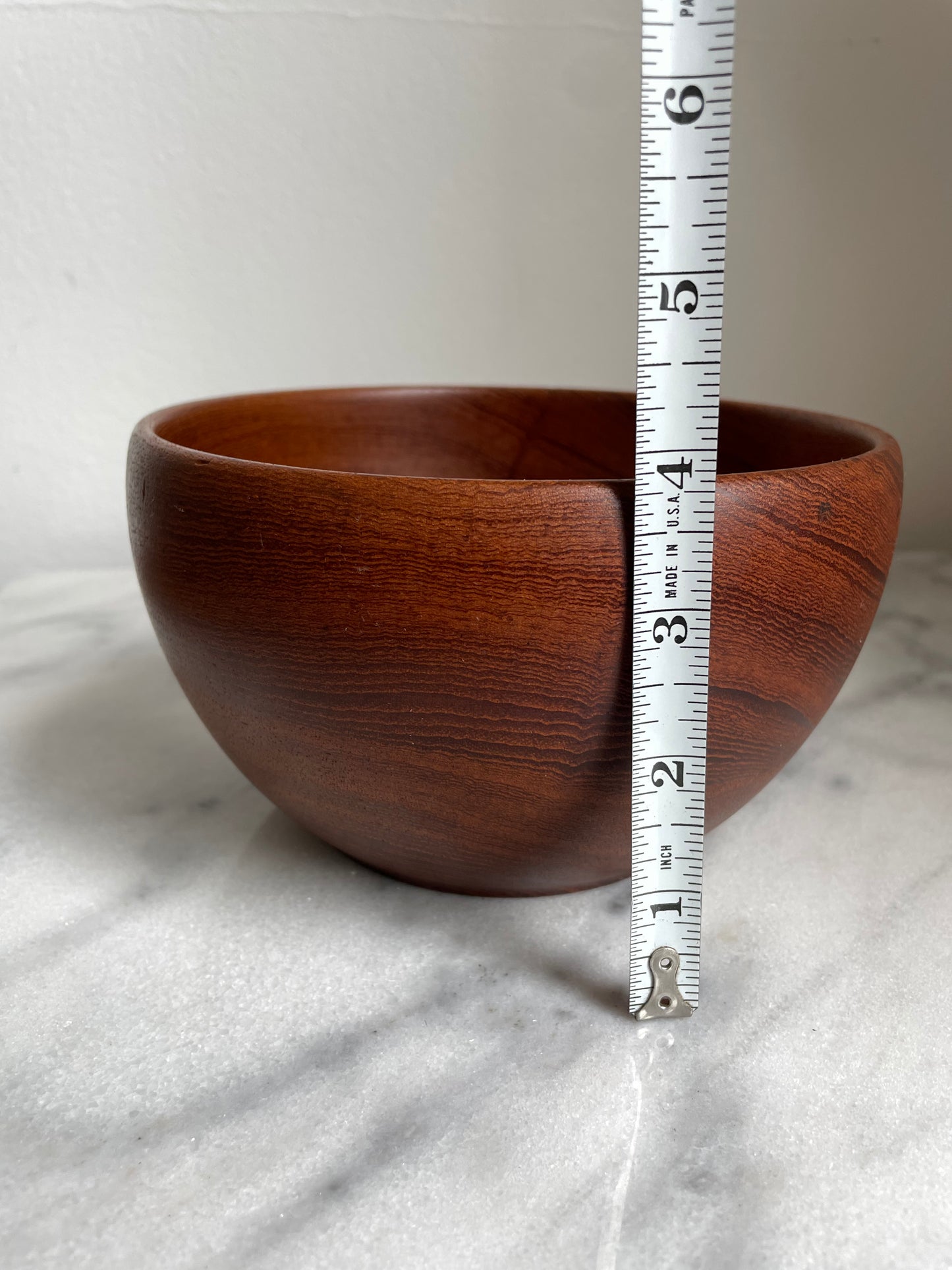 Mid-Century Modern Solid Teak Bowl, Made in Norway