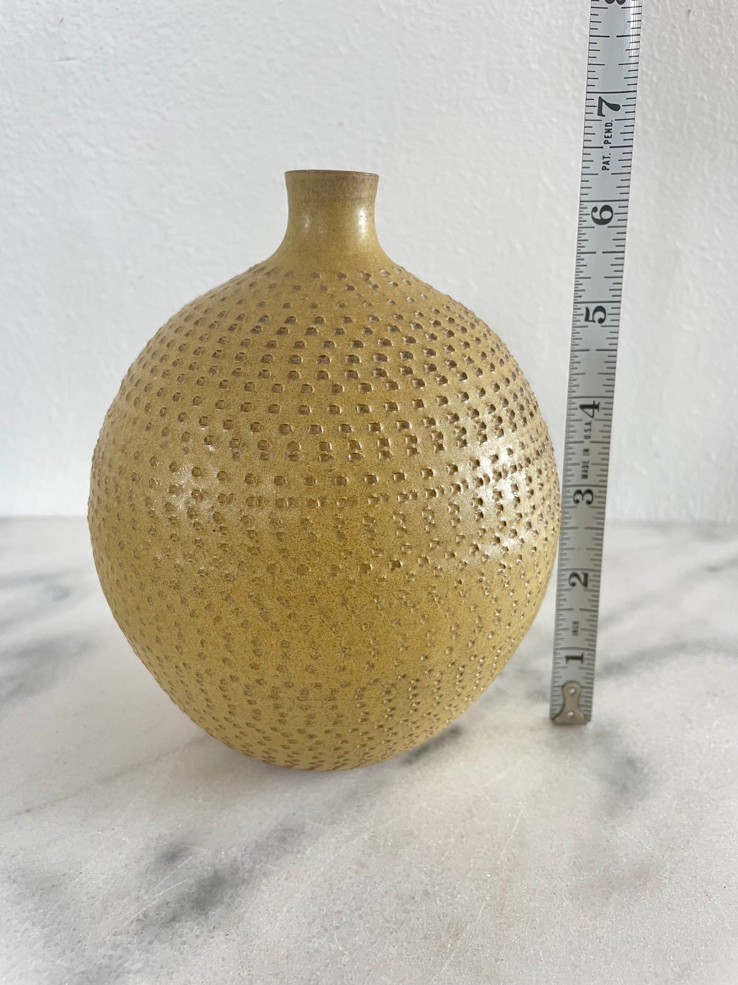 Vintage Otagiri Omc Japan Stoneware Textured Pottery Vase