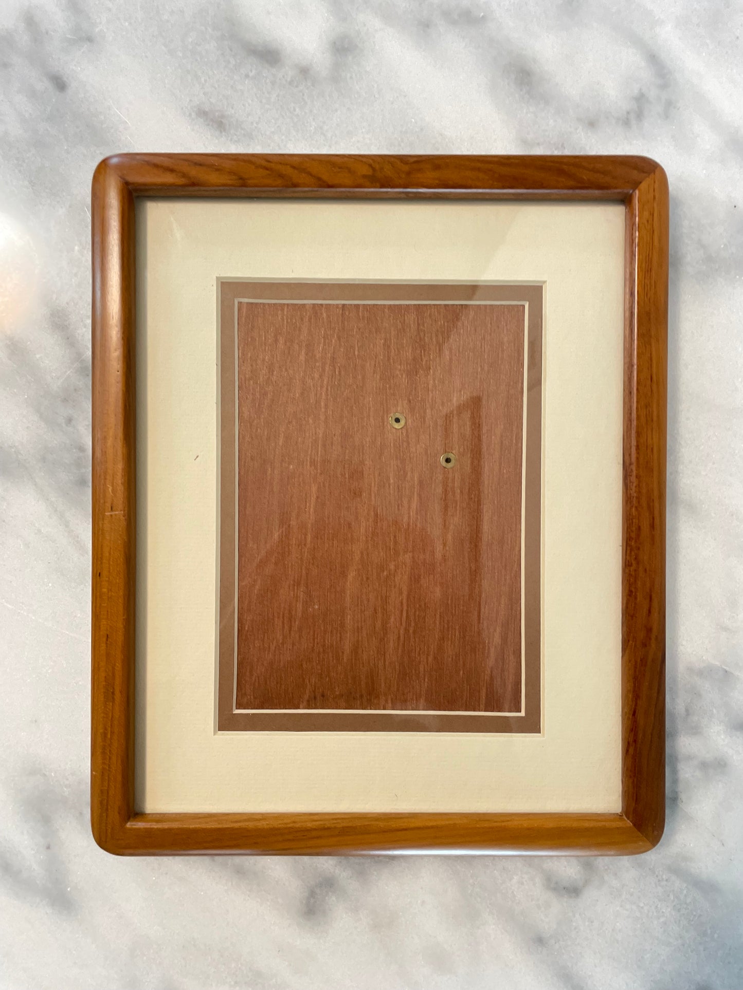 Vintage Danish Modern Style Teak Wood Picture Frame