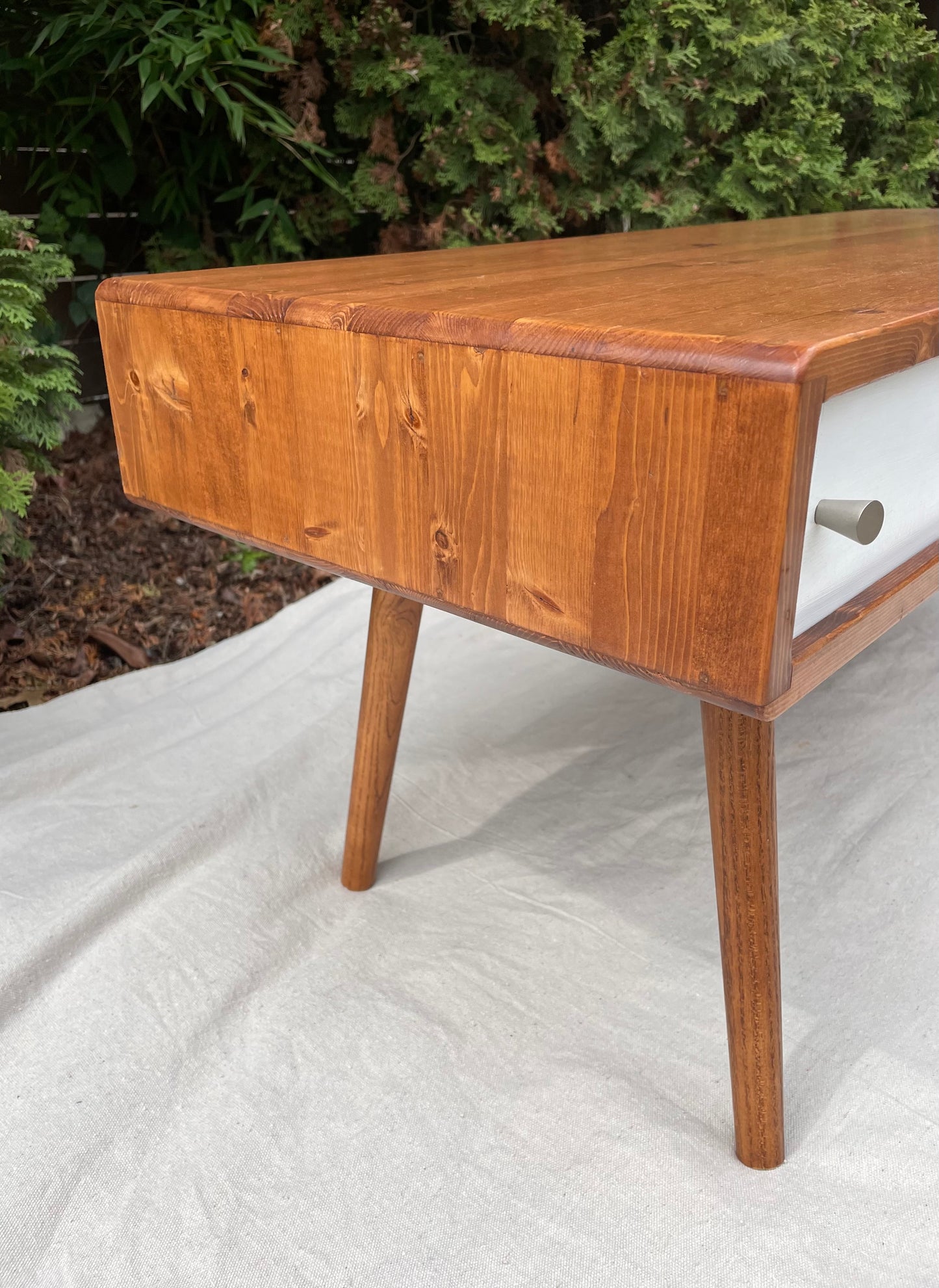 Vintage Paul McCobb Style Orwa Designs Chestnut Pine Coffee Table