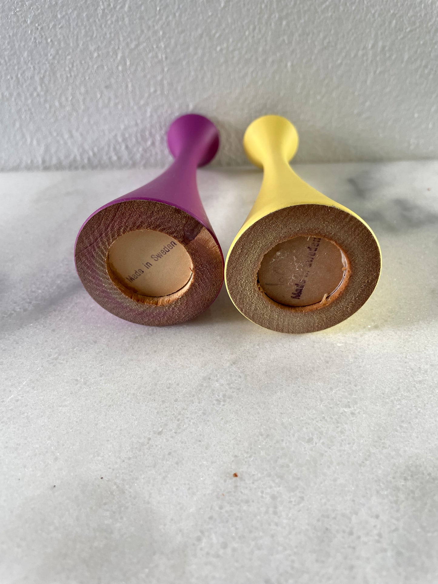 Mid-Century Sweden Candle Holders - a Pair