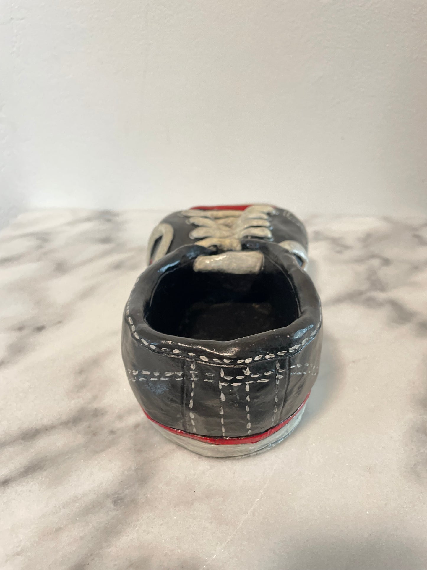 Vintage Pop Art Converse Ceramic Sculpture Catchall