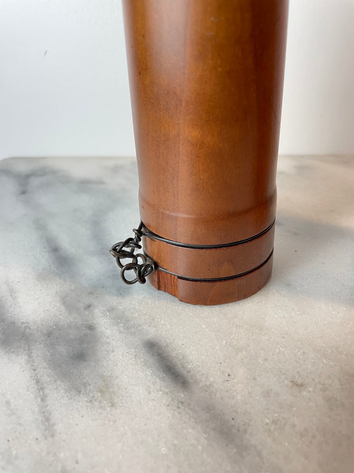 Mid 20th Century Unique Woodcraft Salt & Pepper Grinders - Pair