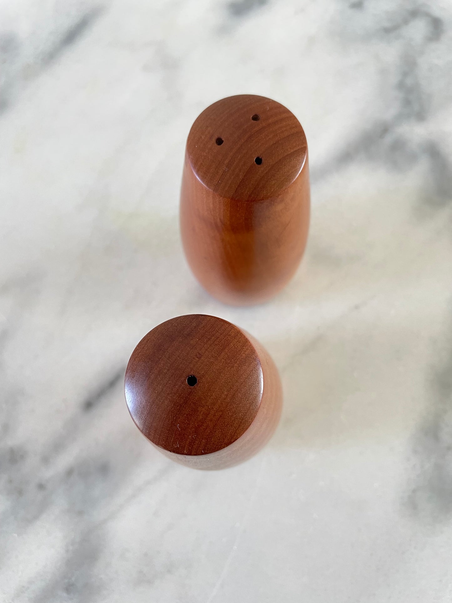 Mid 20th Century Danish Modern Teak Salt & Pepper Shakers- a Pair