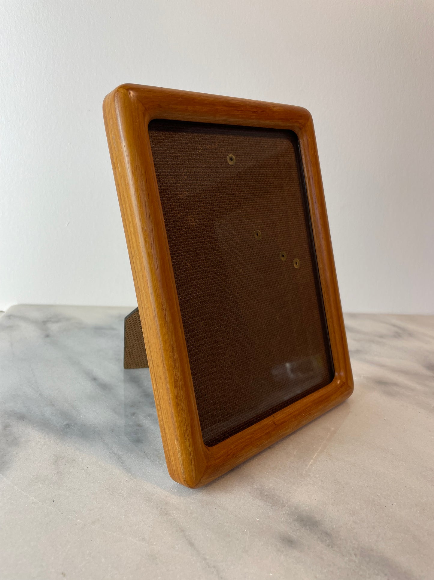 Mid-Century Modern Solid Teak Picture Frame Danish Modern Wall or Tabletop Display