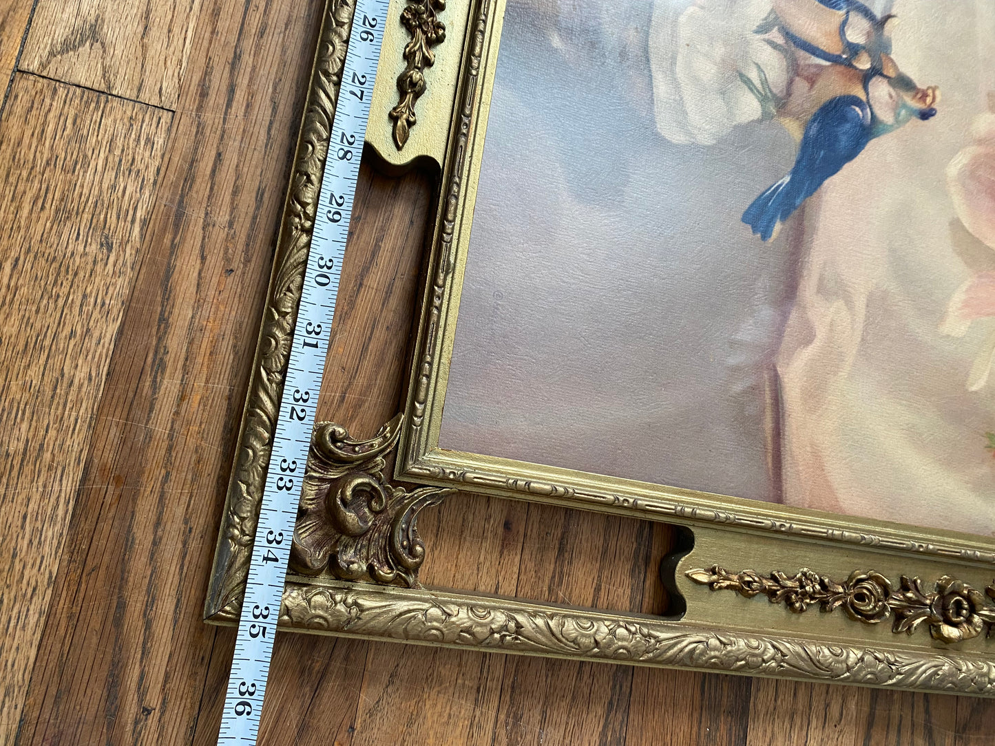Vintage Framed “Magnolias” Lithograph by Frans Oerder — Morris & Bendien Ny Floral Still Life Reproduction