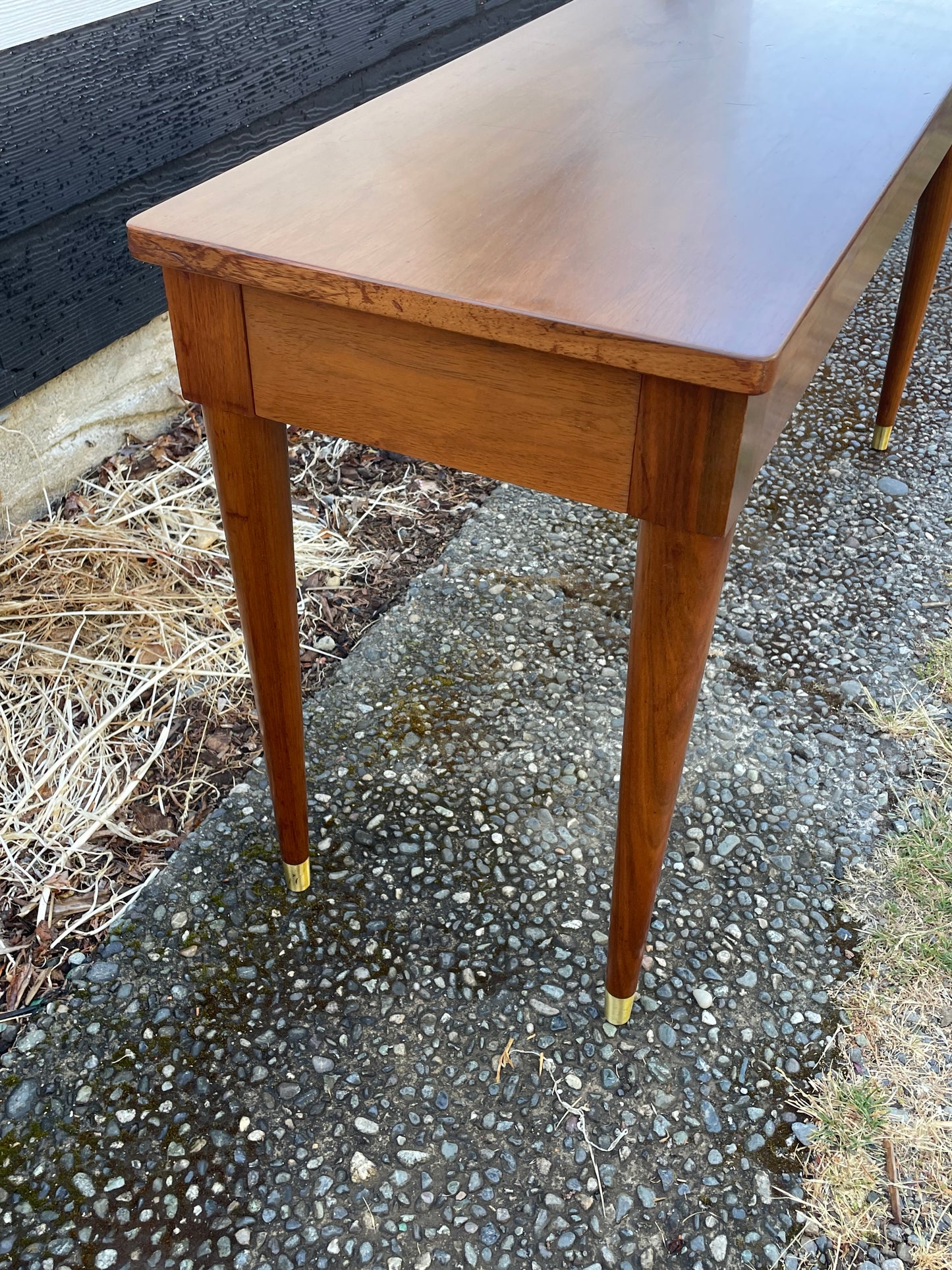 Mid 20th Century Mid-Century Walnut Storage Bench
