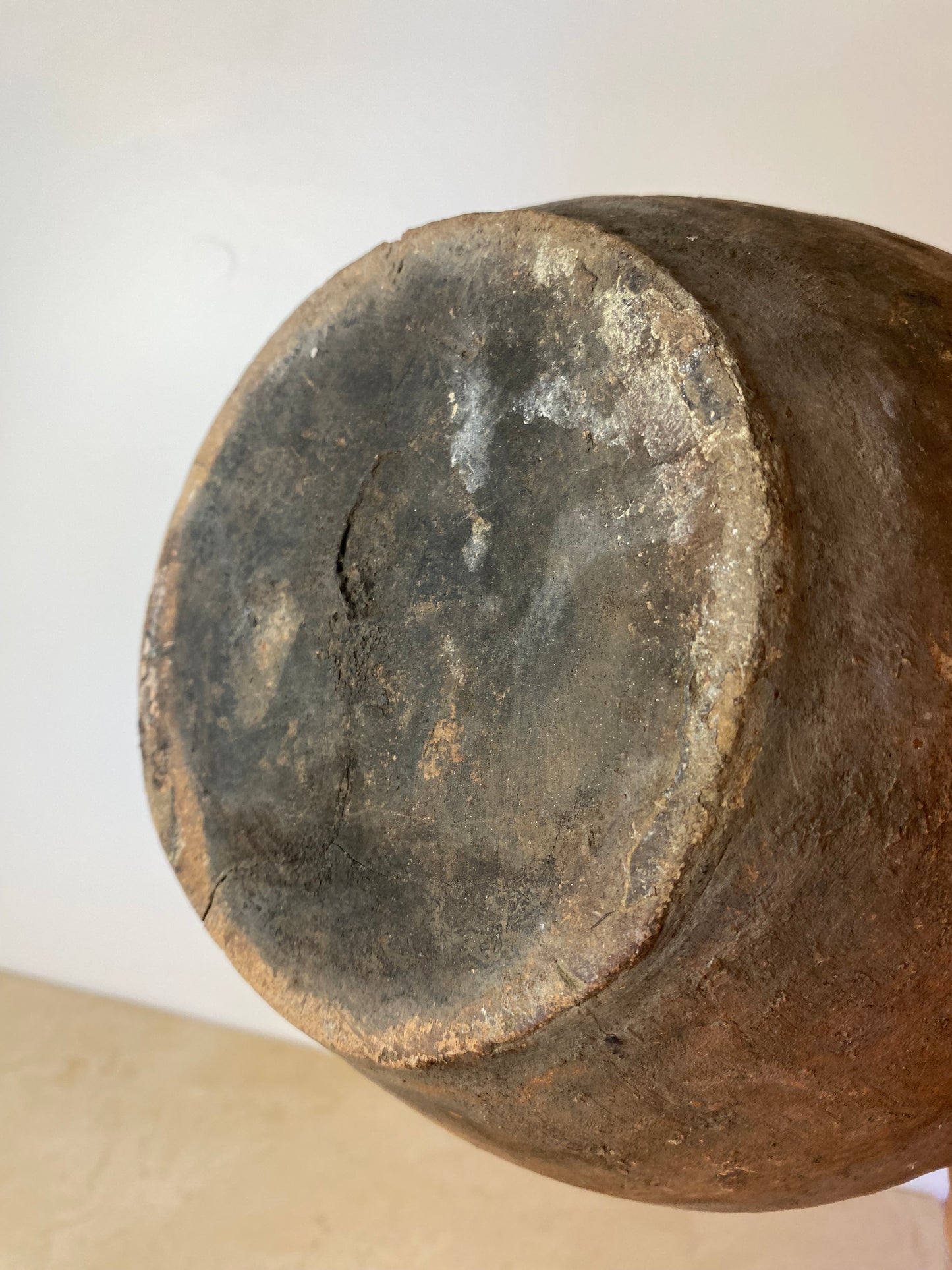 Antique Rustic Terracotta Water Jug, Mediterranean Style