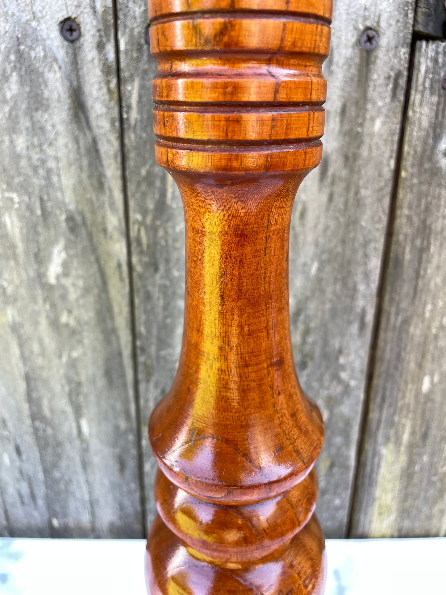 Mid 20th Century Vintage Japanese Hardwood Pepper Mill