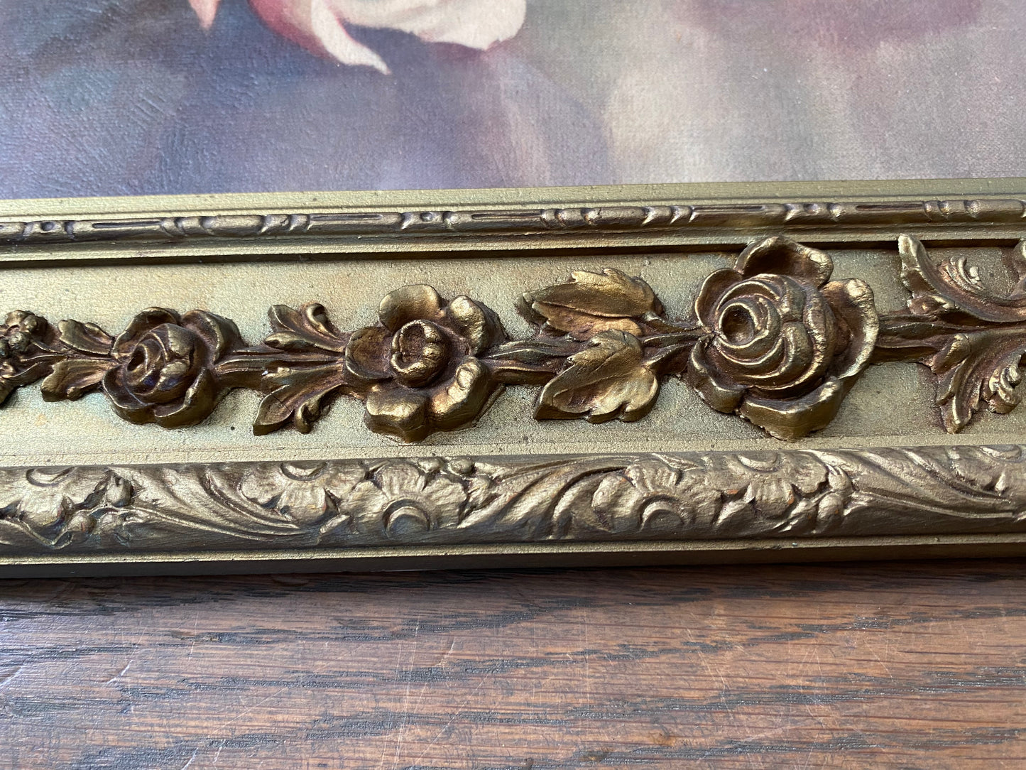 Vintage Framed “Magnolias” Lithograph by Frans Oerder — Morris & Bendien Ny Floral Still Life Reproduction