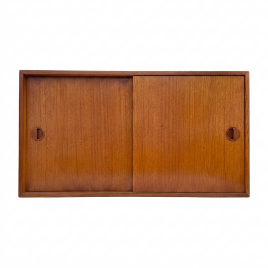 Mid-Century Danish Modern Teak Wall Unit Cabinet Element