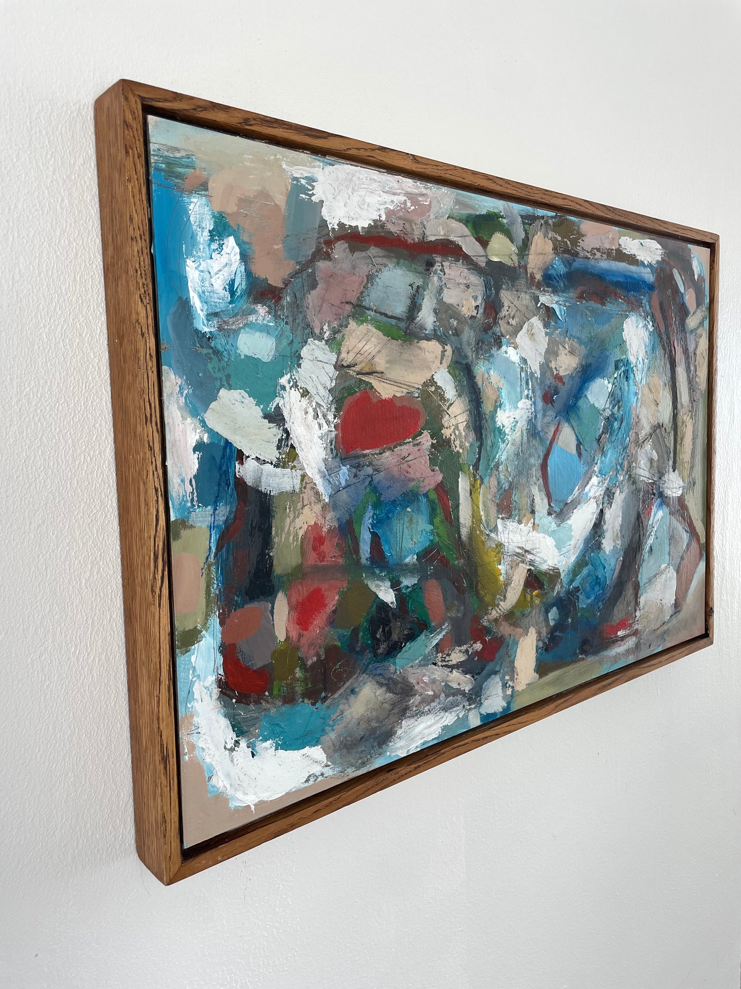 A Breath About Nothing by Francisco Peña Framed Abstract Acrylic on Board