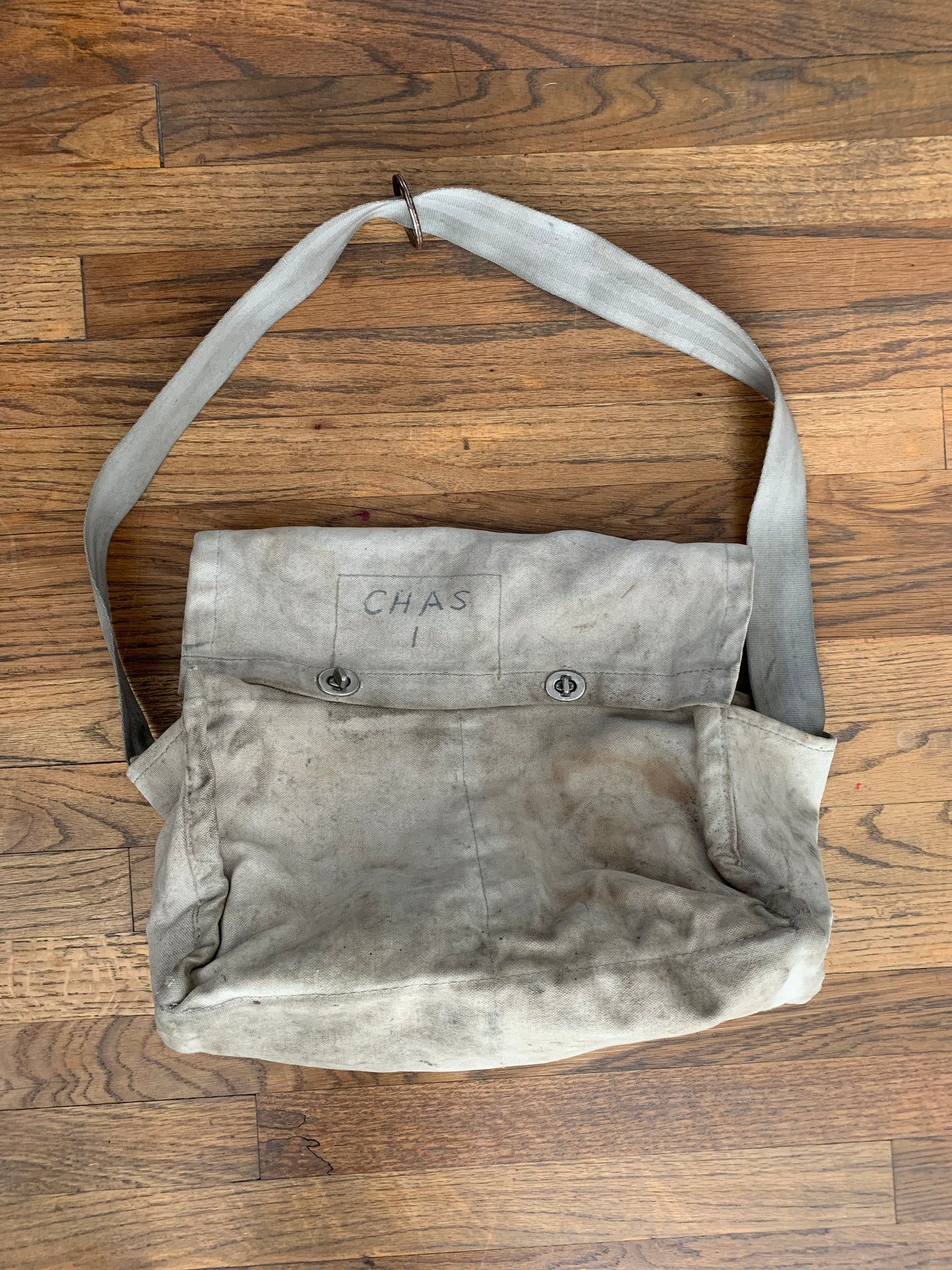 Vintage Canvas Messenger Utility Tool Bag