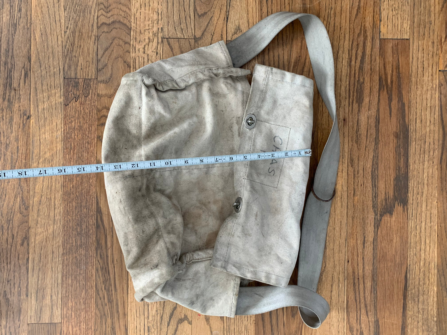 Vintage Canvas Messenger Utility Tool Bag