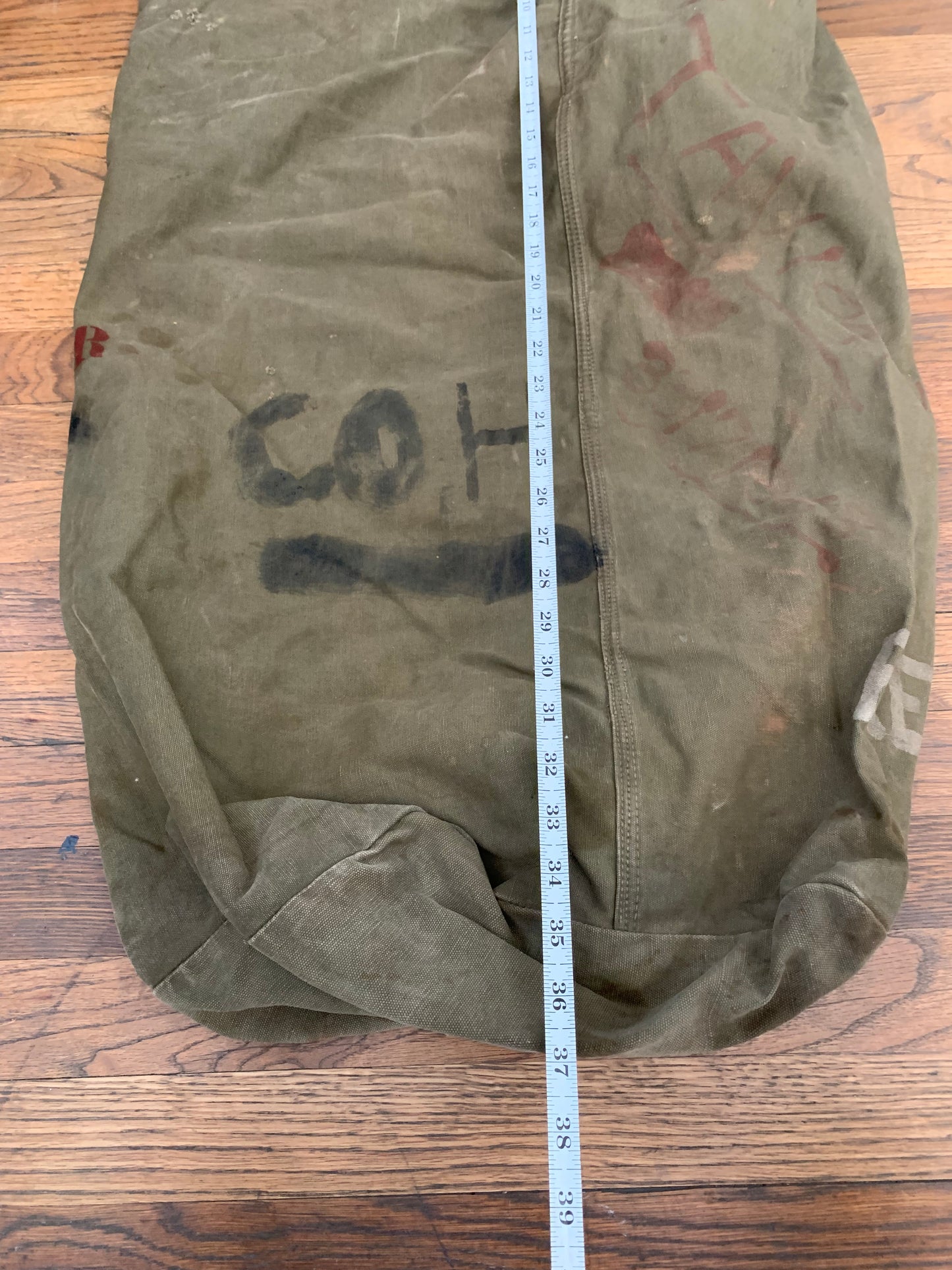 Vintage Military Duffel with Personalization