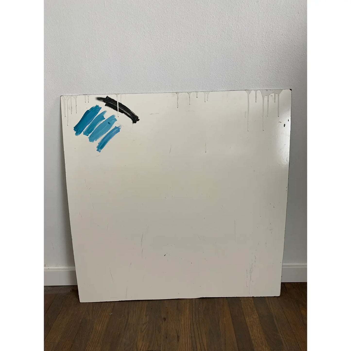 Contemporary Modern Abstract Acrylic Painting on Board