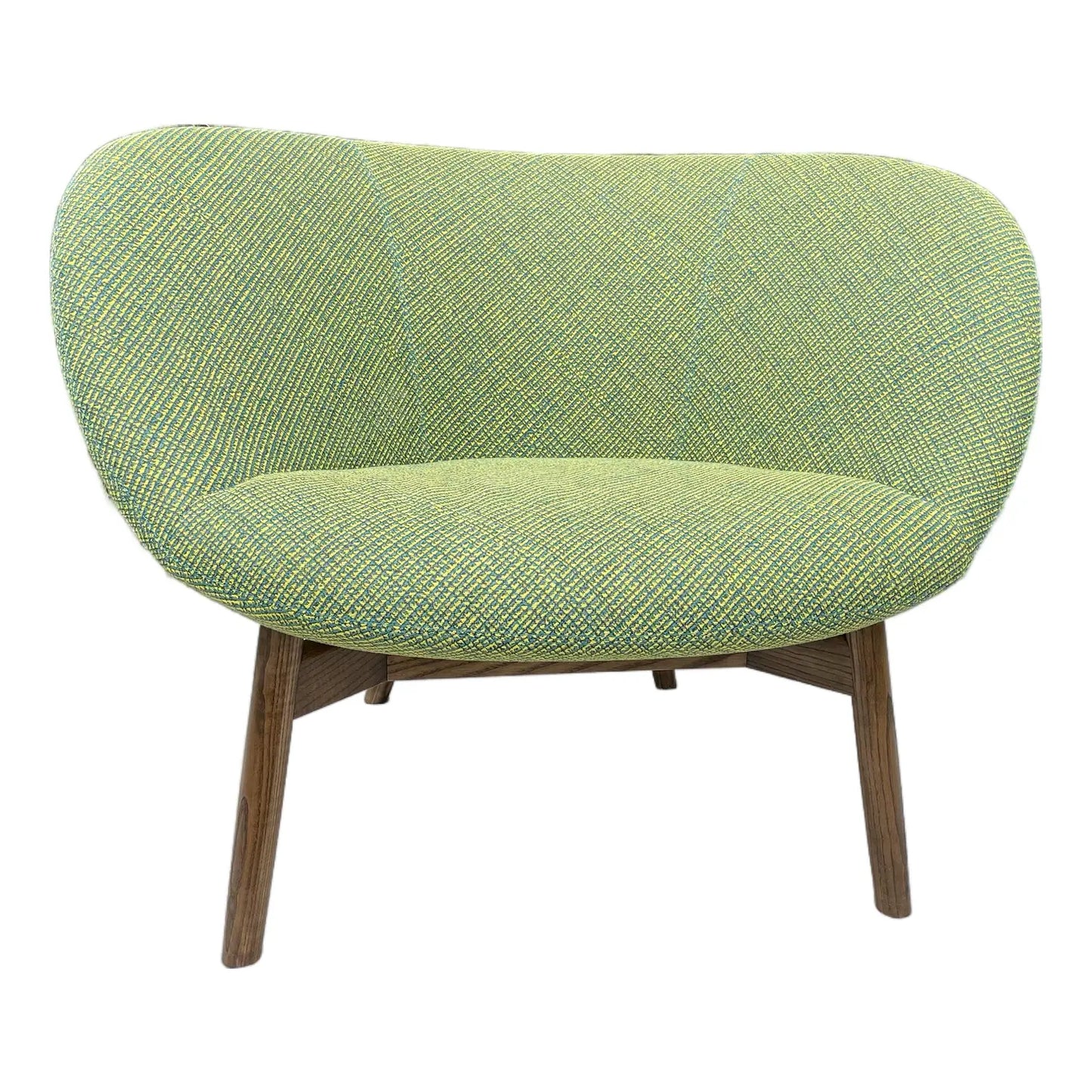 Keilhauer 71150 Walnut Lounge Chair Mid-Century Inspired