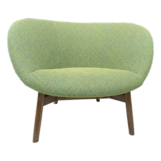 Keilhauer 71150 Walnut Lounge Chair Mid-Century Inspired
