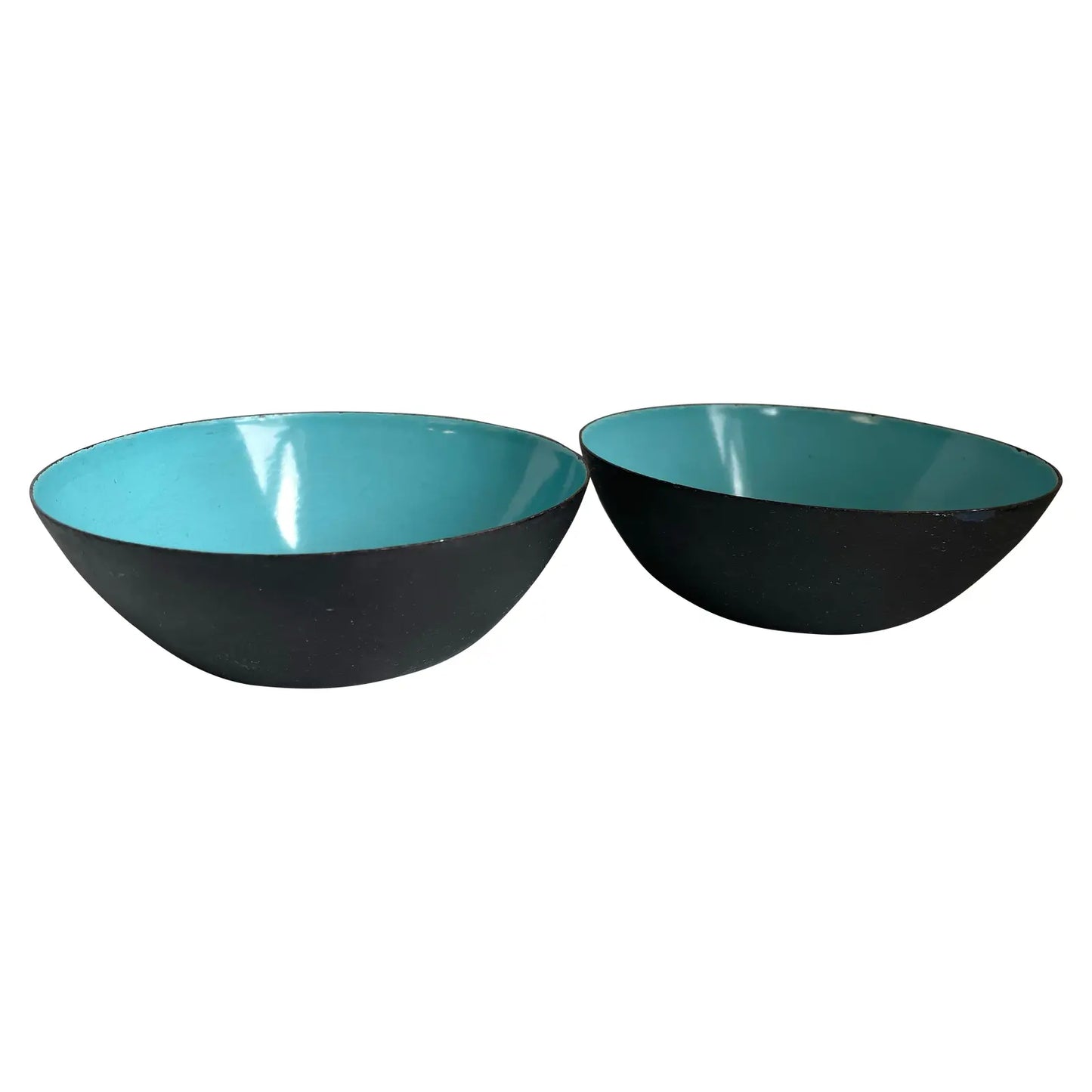 Krenit Bowls by Herbert Krenchel, Made in Denmark, 1950s