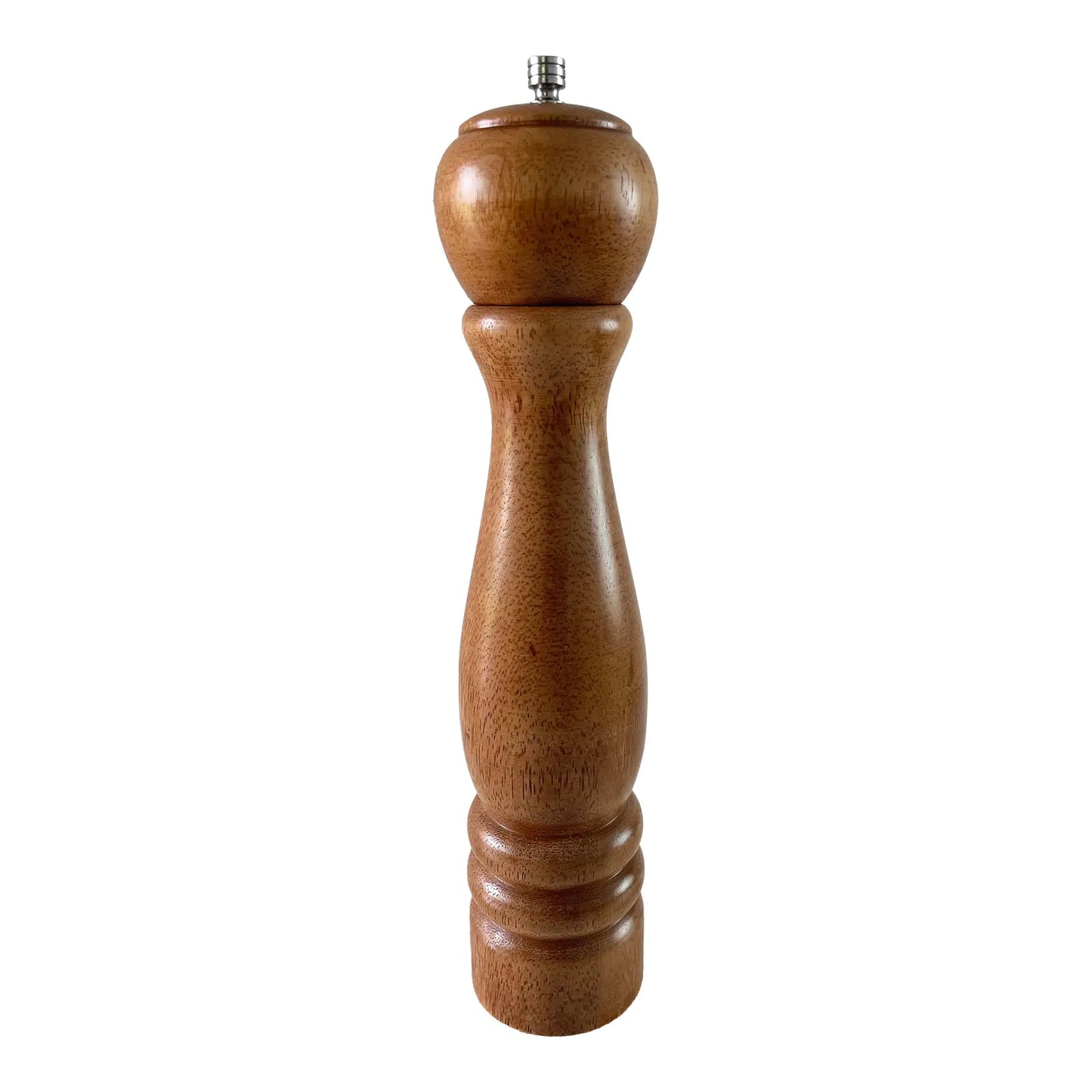 Late 20th Century Solid Hardwood Pepper Mill