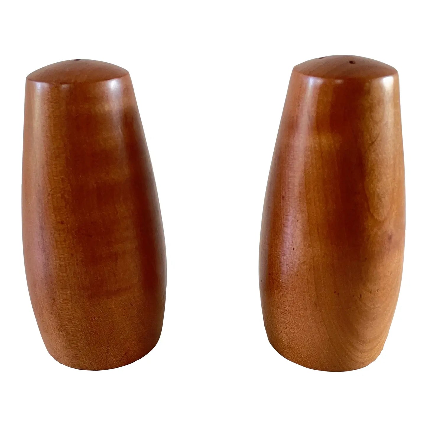 Mid 20th Century Danish Modern Teak Salt & Pepper Shakers- a Pair