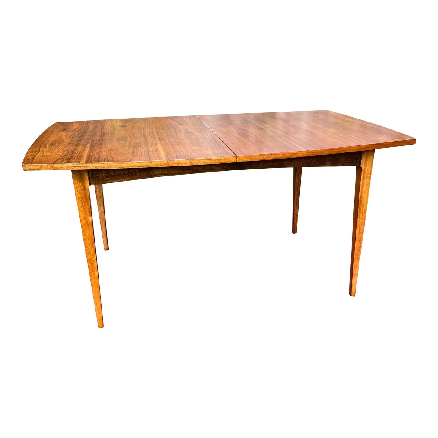 Mid 20th Century Mid Century Broyhill Lenoir House Walnut Expandable Dining Table