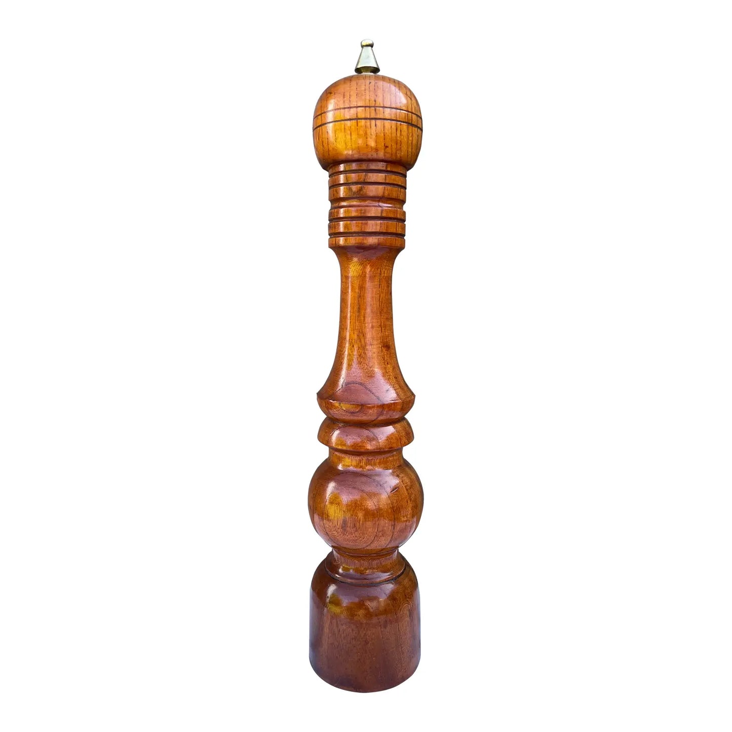 Mid 20th Century Vintage Japanese Hardwood Pepper Mill