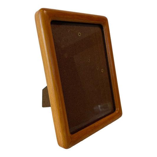 Mid-Century Modern Solid Teak Picture Frame Danish Modern Wall or Tabletop Display