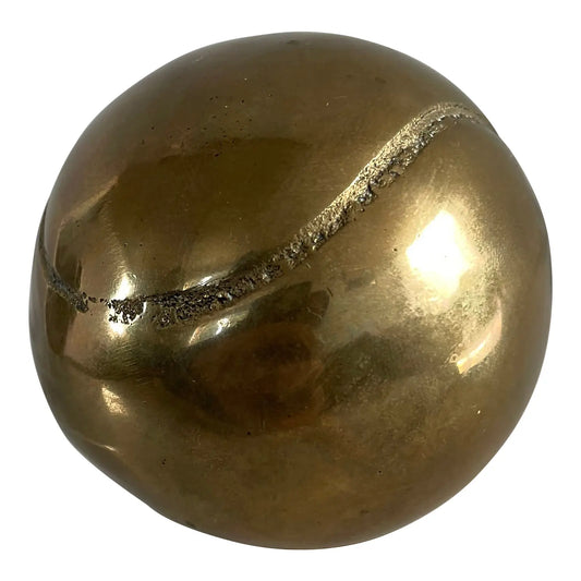 Brass Tennis Ball Decorative Object Paper Weight